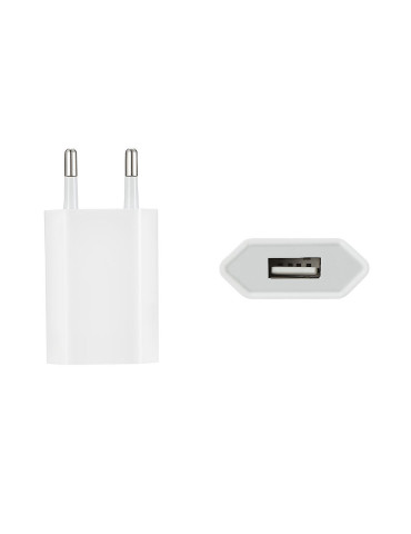 Chargeur secteur 1 USB 1A...