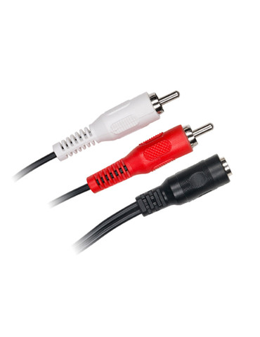 C ble Jack femelle/2 RCA m...