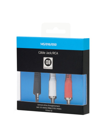 C ble Jack3,5mm m le/2RCA m...