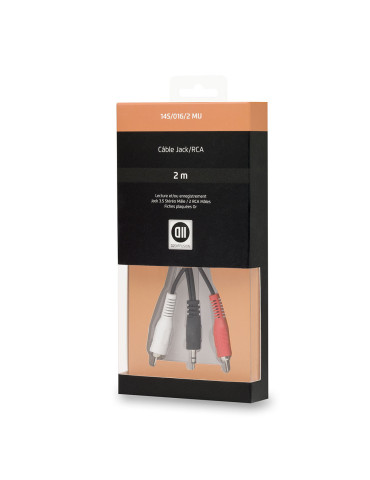 C ble Jack m le/2RCA m le 2...