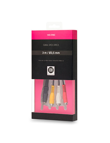 C ble Jack3,5mm m le/3RCA m...