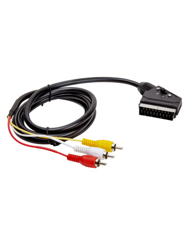 C ble péritel m le / 3 RCA...