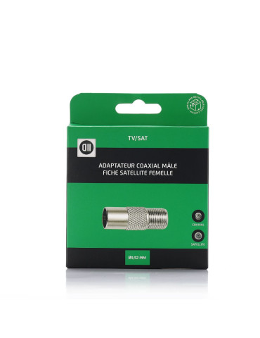 Adaptateur Coax male 9.52mm...
