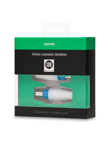 2 Fiches Coax M le +...