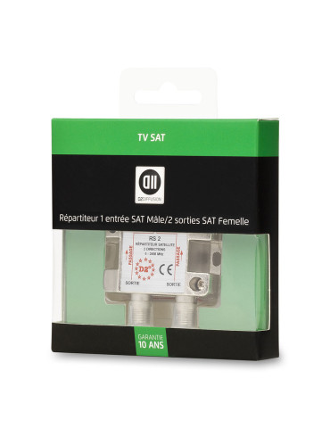 Répartiteur SAT 1 entrée /2...