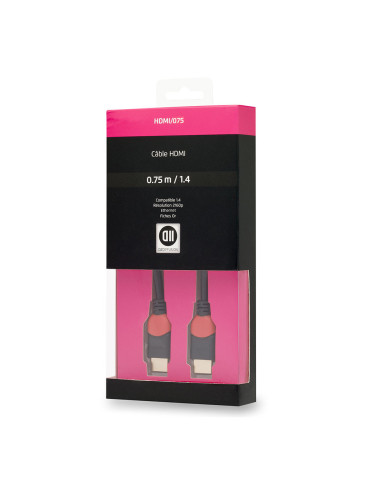 C ble HDMI m le/m le 75cm noir