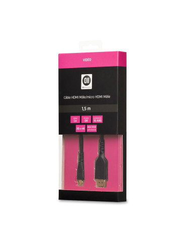 C ble HDMI 1.4 M/micro HDMI...