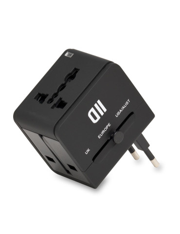 Adaptateur multi pays 2USB...