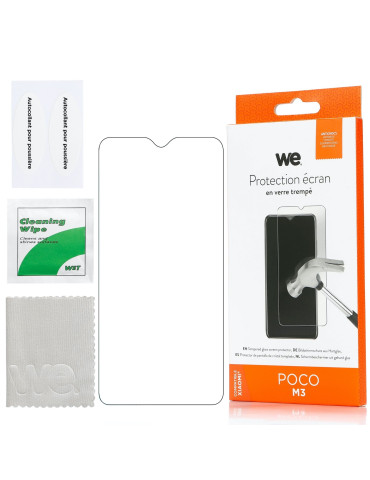 WE Verre trempé XIAOMI POCO M3