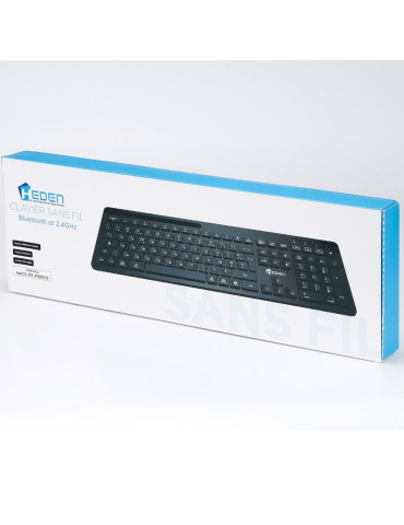 Clavier sans fil 2.4Gh/BT...