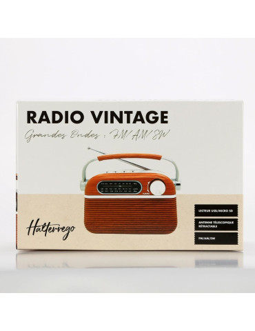 Radio vintage HALTERREGO...